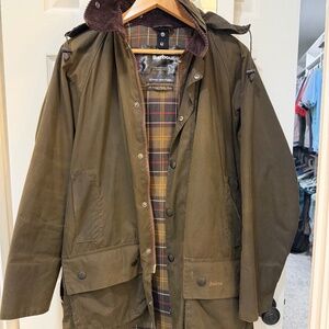 Barbour waxed coat and vest